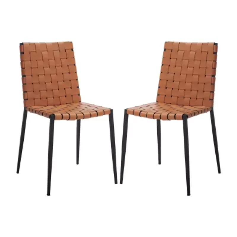 Rayne Basket Woven Dining Chair - Set of 2