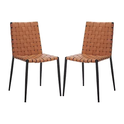 Rayne Basket Woven Dining Chair - Set of 2