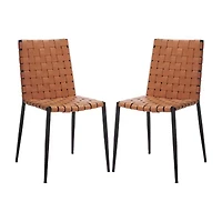 Rayne Basket Woven Dining Chair - Set of 2
