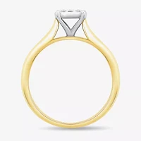 Unisex Adult 1/3 CT. T.W. Natural White Diamond 10K Gold Round Halo Side Stone Ring Set