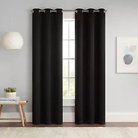 Eclipse Darrell Grommet Top Energy Saving Blackout Single Curtain Panel