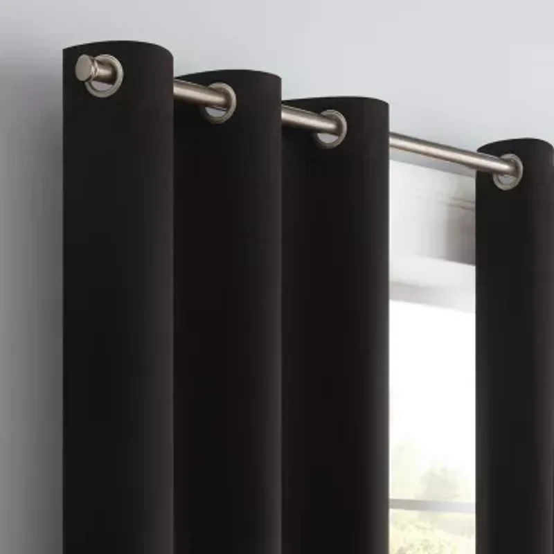 Eclipse Darrell Grommet Top Energy Saving Blackout Single Curtain Panel