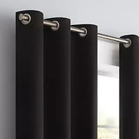 Eclipse Darrell Grommet Top Energy Saving Blackout Single Curtain Panel