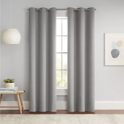 Eclipse Darrell Grommet Top Energy Saving Blackout Single Curtain Panel