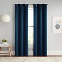 Eclipse Darrell Grommet Top Energy Saving Blackout Single Curtain Panel