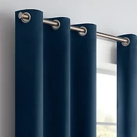 Eclipse Darrell Grommet Top Energy Saving Blackout Single Curtain Panel