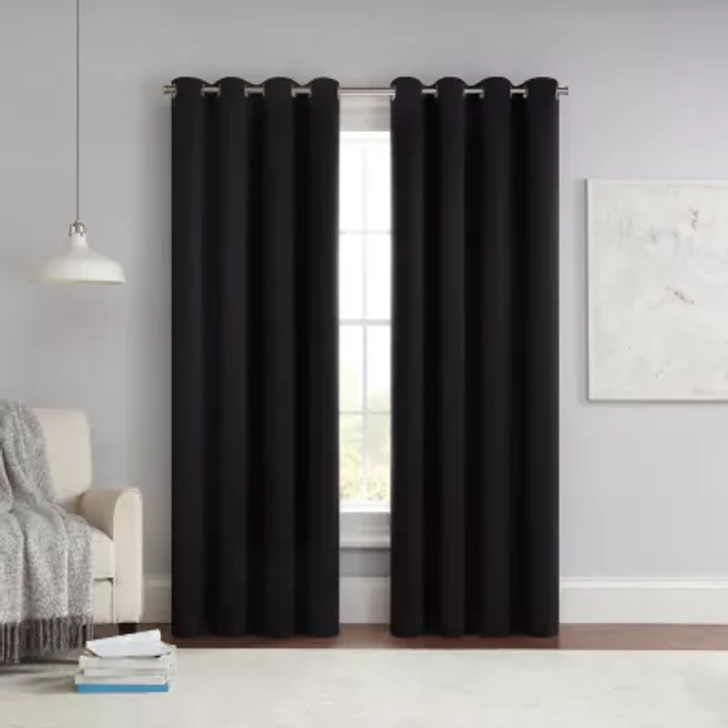 Eclipse Thermapanel Grommet Top Light-Filtering Single Curtain Panel