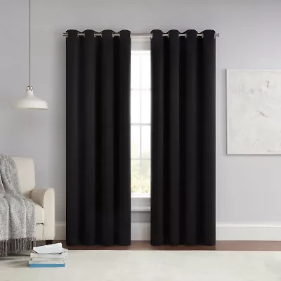 Eclipse Thermapanel Grommet Top Light-Filtering Single Curtain Panel