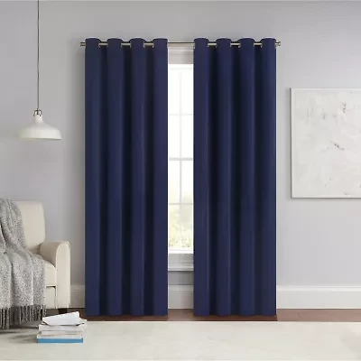 Eclipse Thermapanel Grommet Top Light-Filtering Single Curtain Panel