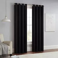 Eclipse Thermapanel Grommet Top Light-Filtering Single Curtain Panel