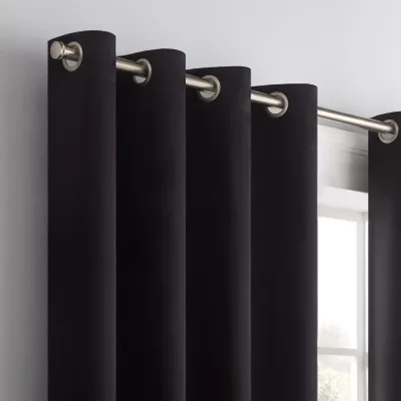 Eclipse Thermapanel Grommet Top Light-Filtering Single Curtain Panel