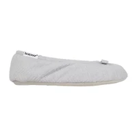 Isotoner Microterry Womens Ballerina Slippers