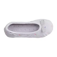 Isotoner Microterry Womens Ballerina Slippers
