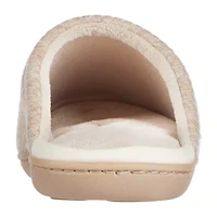 Isotoner Sweater Knit Womens Ballerina Slippers