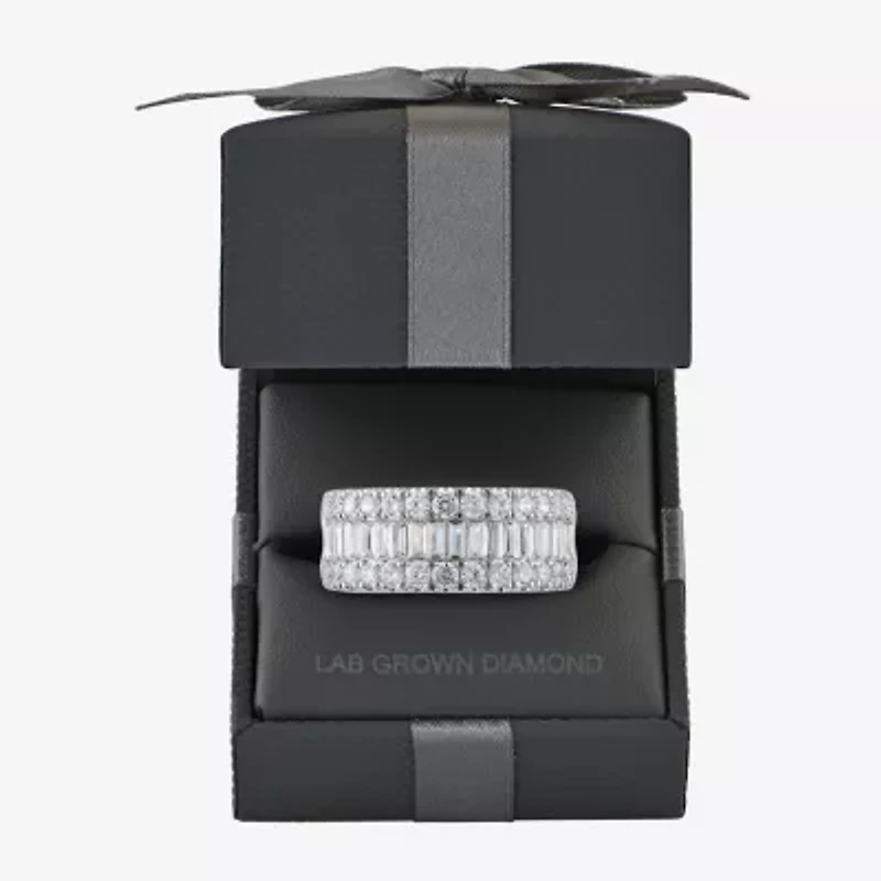 (H-I / Si2) Womens 2 CT. T.W. Lab Grown White Diamond 10K Gold Anniversary Engagement Ring