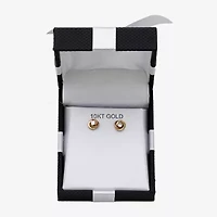 Cubic Zirconia Love Knot Earrings 14K Gold
