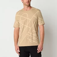 Xersion Mens Crew Neck Short Sleeve Regular Fit Graphic T-Shirt