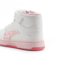PUMA Rebound Layup Little Kid Girls Basketball Shoes