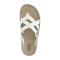 Cliffs by White Mountain Womens Banksy Slide Sandals