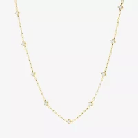 Diamond Addiction (G-H / Si2-I1) Womens 10K Gold 19 1/2 Inch Link Chain Necklace
