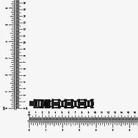 (F / Si2) Mens Stainless Steel Solid 8 1/2 Inch Link Bracelet