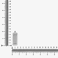 (F,Si2) Mens 1 1/4 CT. T.W. Lab Grown White Diamond Stainless Steel 24 Inch Pendant Necklace