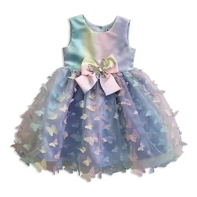 Blueberi Boulevard Toddler Girls Sleeveless A-Line Dress