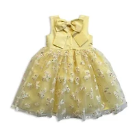 Blueberi Boulevard Toddler Girls Sleeveless A-Line Dress