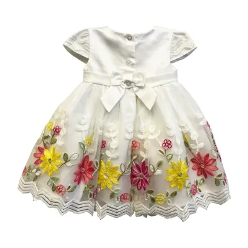 Blueberi Boulevard Toddler Girls Short Sleeve A-Line Dress