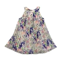 Blueberi Boulevard Toddler Girls Sleeveless A-Line Dress