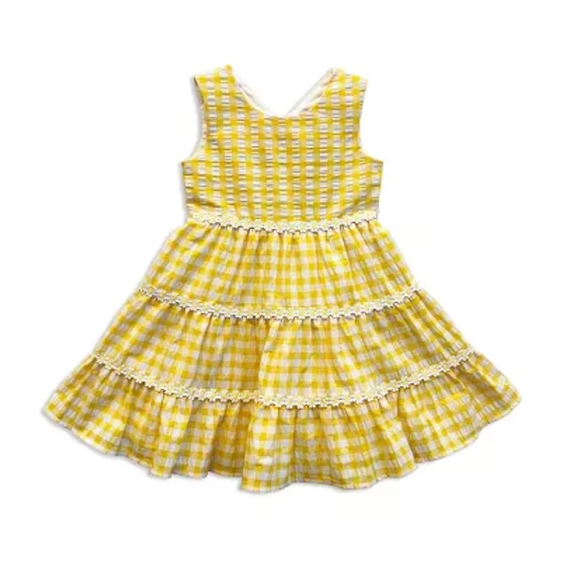 Blueberi Boulevard Toddler Girls Sleeveless A-Line Dress