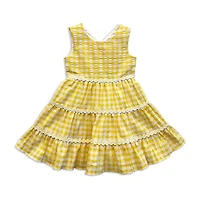 Blueberi Boulevard Toddler Girls Sleeveless A-Line Dress