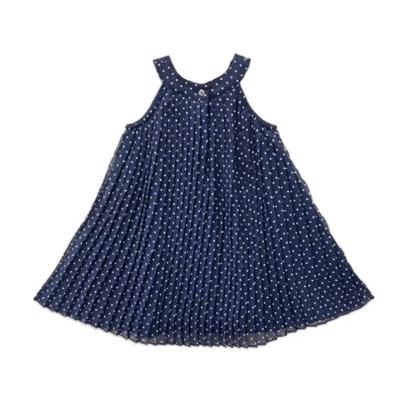Blueberi Boulevard Toddler Girls Sleeveless A-Line Dress