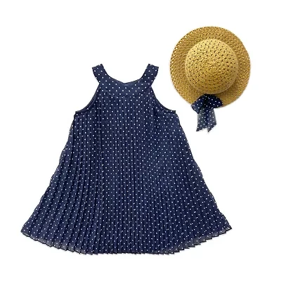 Blueberi Boulevard Toddler Girls Sleeveless A-Line Dress