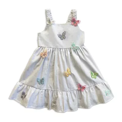 Blueberi Boulevard Toddler Girls Sleeveless A-Line Dress