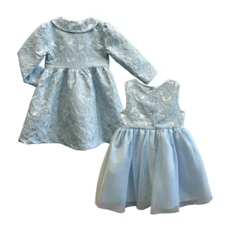 Blueberi Boulevard Little & Big Kid Girls Floral 2-pc. Dress Set