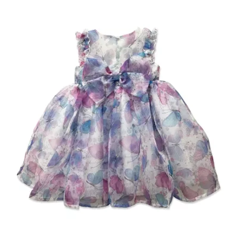 Blueberi Boulevard Little & Big Kid Girls Short Sleeve Flutter A-Line Dress