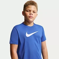 Nike Dri-Fit Swoosh Unisex Crew Neck Short Sleeve Regular Fit Graphic T-Shirt