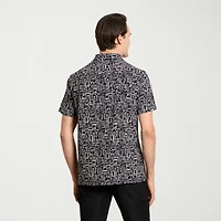 Van Heusen Weekend Mens Short Sleeve Camp Shirt