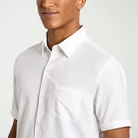 Van Heusen Weekend Mens Short Sleeve Camp Shirt