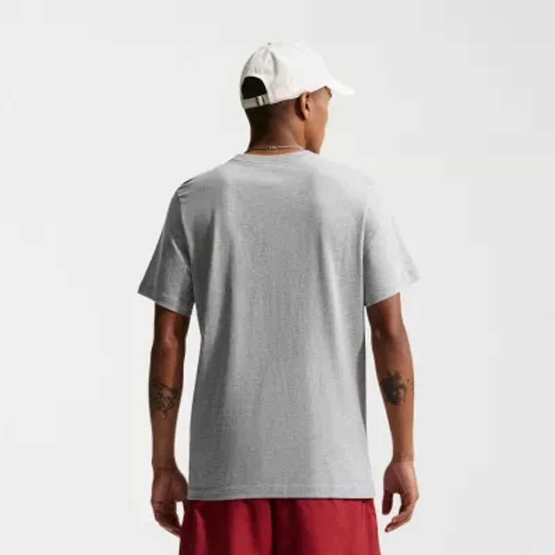Nike Mens Crew Neck Short Sleeve Classic Fit Graphic T-Shirt