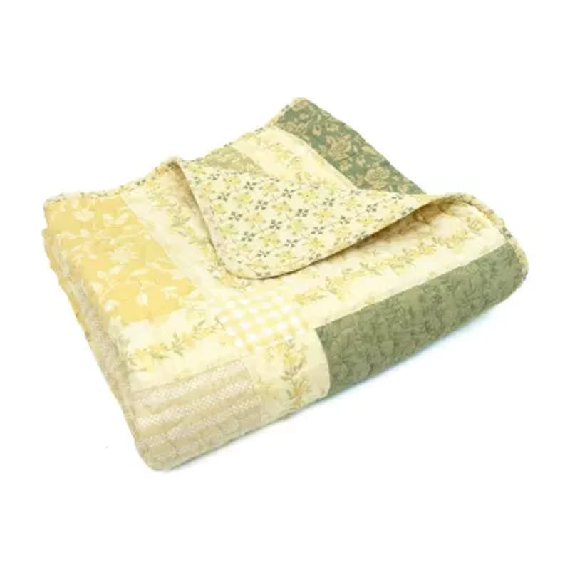 Donna Sharp Meadow Quilted Washable Throw