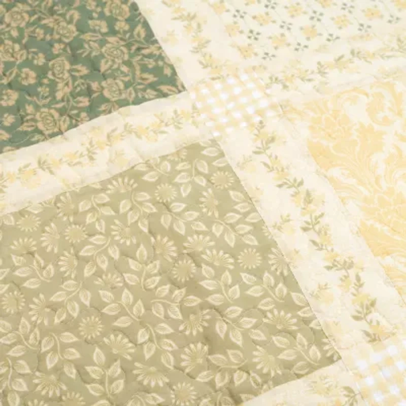 Donna Sharp Meadow Quilted Washable Throw