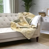 Donna Sharp Meadow Quilted Washable Throw