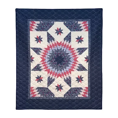 Donna Sharp Bluefield Star Washable Throw