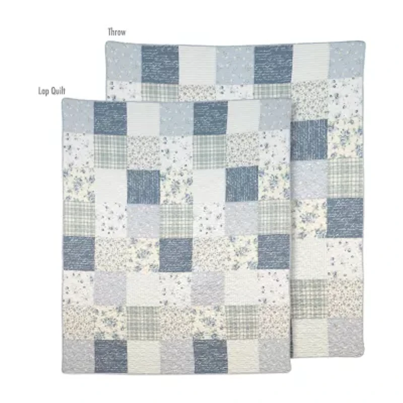 Donna Sharp Blue Pastures Washable Throw