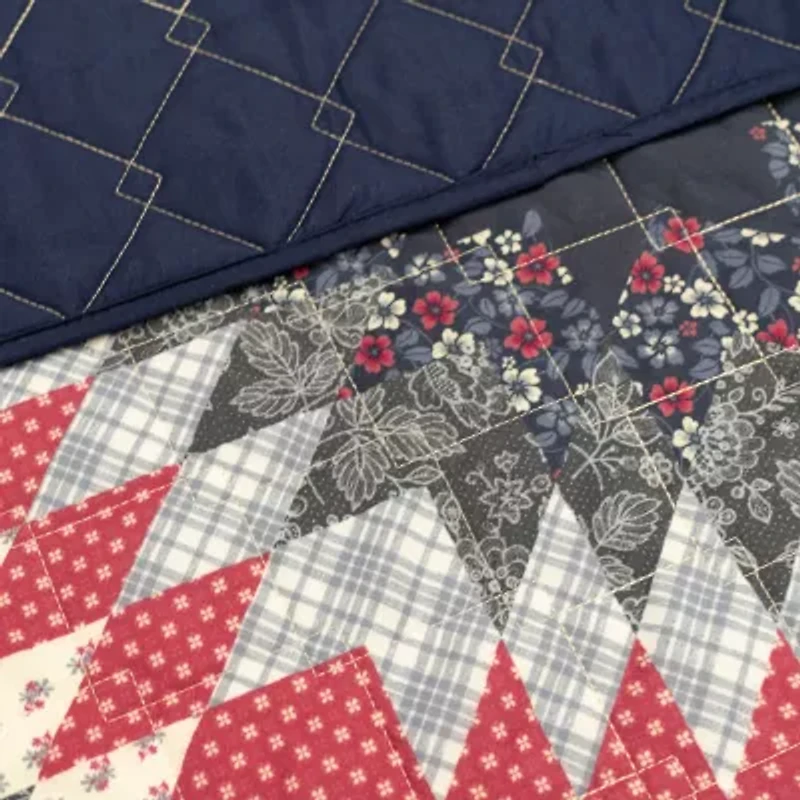 Donna Sharp Bluefield Star Easy Care Quilt Set