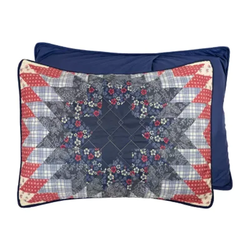 Donna Sharp Bluefield Star Easy Care Quilt Set