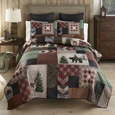 Donna Sharp Greenwood Patch 3-pc. Easy Care Quilt Set
