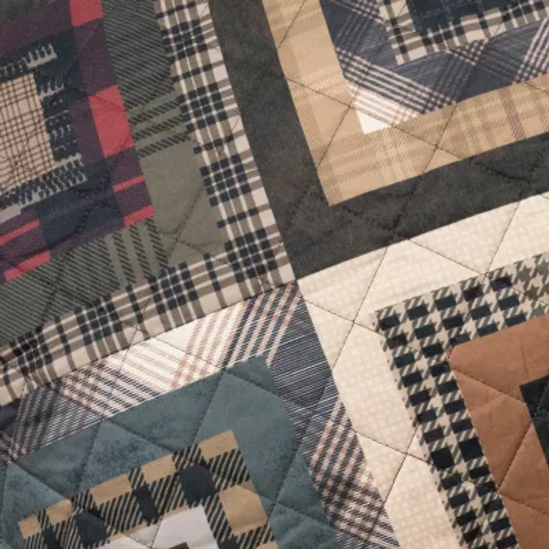 Donna Sharp Lodge Square Easy Care Quilt Set